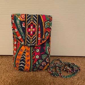 Vera Bradley Cell Phone Chain Crossbody Bag